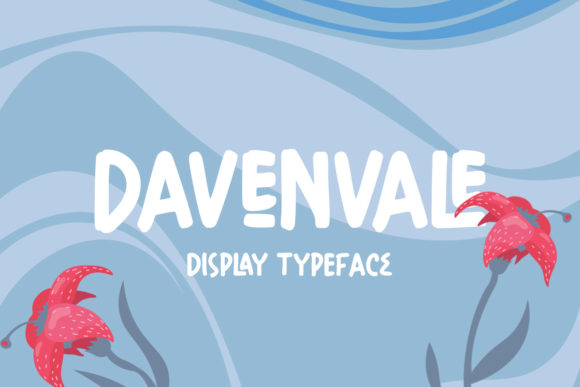 Davenvale: The Playful Display Font for Creative Projects