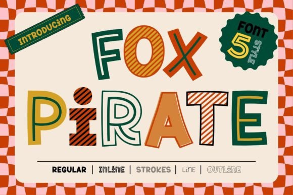Fox Pirate: A Playful Font for Bold, Captivating Designs