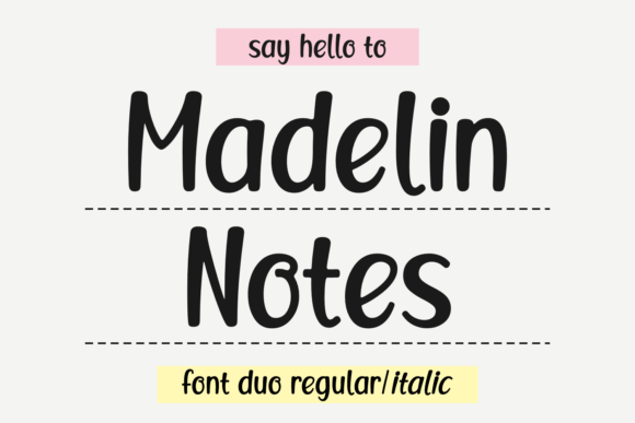 Madelin Notes: A Handwritten Font for Authentic Connection