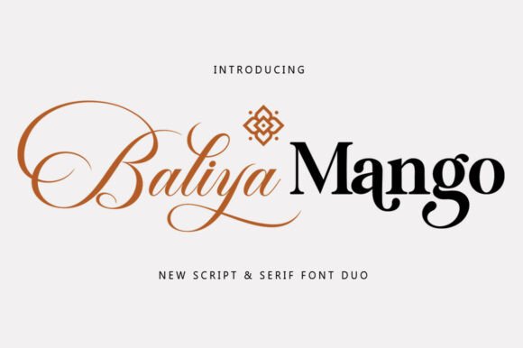 Meet Baliya Mangon: A Font Duo Built for Modern Creativity
