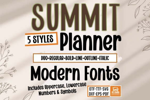 Summit Planner Bundle: Your New Favorite Serif for Modern Design
