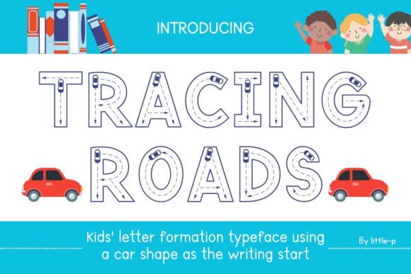 Tracing Roads: A Creative Font for Playful Learning