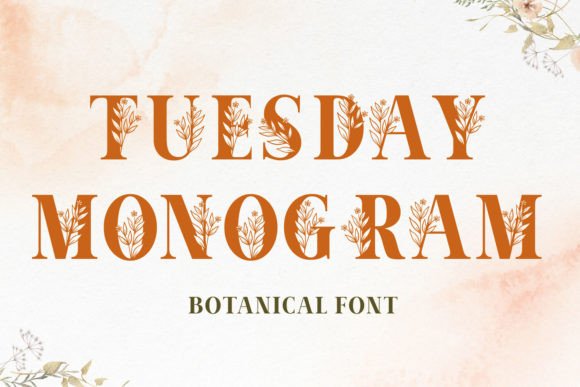 Tuesday Monogram: A Designer's Take on This Elegant Typeface