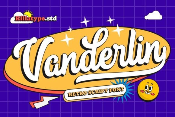 Vanderlin: A Retro Script Font with Timeless Elegance