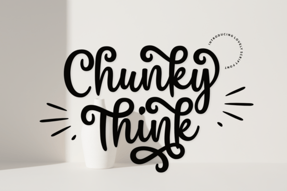 Why Chunky Think is the Bold Script Your Designs Need
